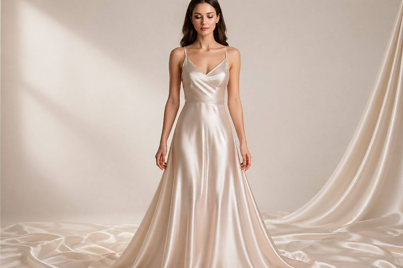 Luxury silk dresses
